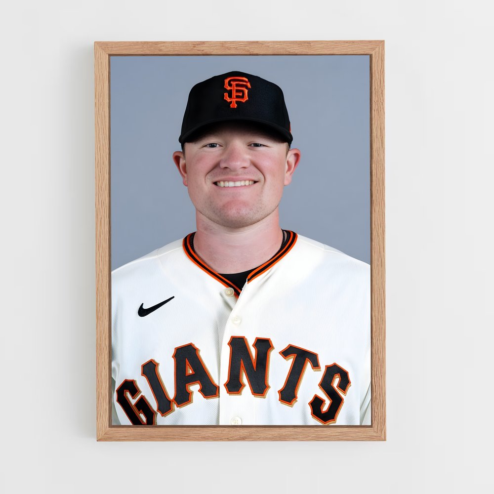 Poster Logan webb – affiche Baseball (vue 4)